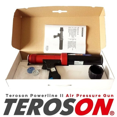 #ad Teroson Powerline II Air Pressure Gun Pistola Pneumatica Sigillanti Spruzzo RED $599.99