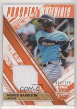 2019 Elite Extra Edition Prospect Materials Orange 74/199 Monte Harrison 1u6