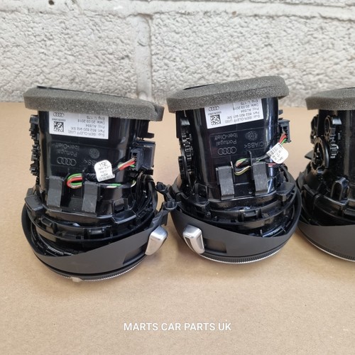 AUDI TT MK3 15-23 ARMATURENBRETT LUFTAUSSTRÖMER HEIZUNGSREGLER SET - Bild 10 von 12