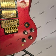Metallic Red Electric Guitar solid Mahogany Body Neck FR Bridge HHH Pickups