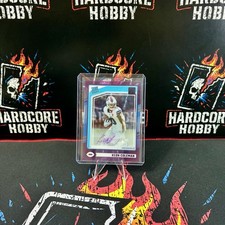 2024 Panini Clearly Donruss - Rated Rookie Keon Coleman #67 Purple Auto /75 RC