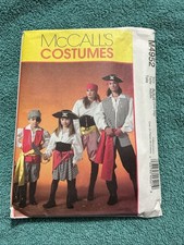 McCall's Pattern - Kid's and Adult's Unisex Pirate Costume S-XL  M4952 - Uncut