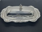 Vintage Gorham Heritage Silverplate 3 Piece Butter Dish USA YH349 MINT