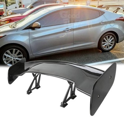 Für Hyundai Tucson iX35 Heckspoiler Heckflügel Spoiler Lippe GT-Race ABS Schwarz