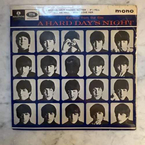 RC111 The Beatles ‘A Hard Days Night’ 7" Vinyl Record UK Press VG+/VG+