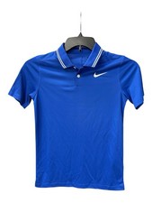 Nike Dri-Fit Polo Shirt Youth XL Navy Blue Golf Athletic Performance Kids