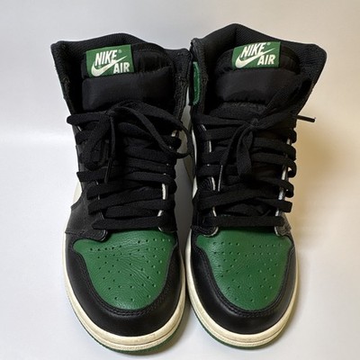 Nike Air Jordan 1 Retro High OG Pine Green/Sail-Black Men's Sneakers 555088-302