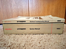 Acura Integra 1993 Factory Service Manual + Electrical Troubleshooting ETM OEM