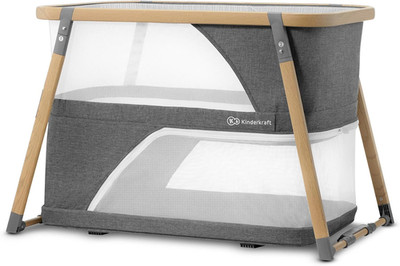 Kinderkraft Sofi 4-in-1 Portable Travel Crib with Bassinet & Cradle Function
