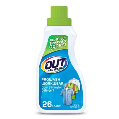 OUT ProWash Workwear Odor Eliminator and Stain Remover Laundry Detergent, Great
