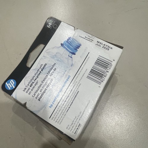 HP 64XL High Yield Black Original Ink Cartridge EXP 7/2025 - Afbeelding 2 van 3