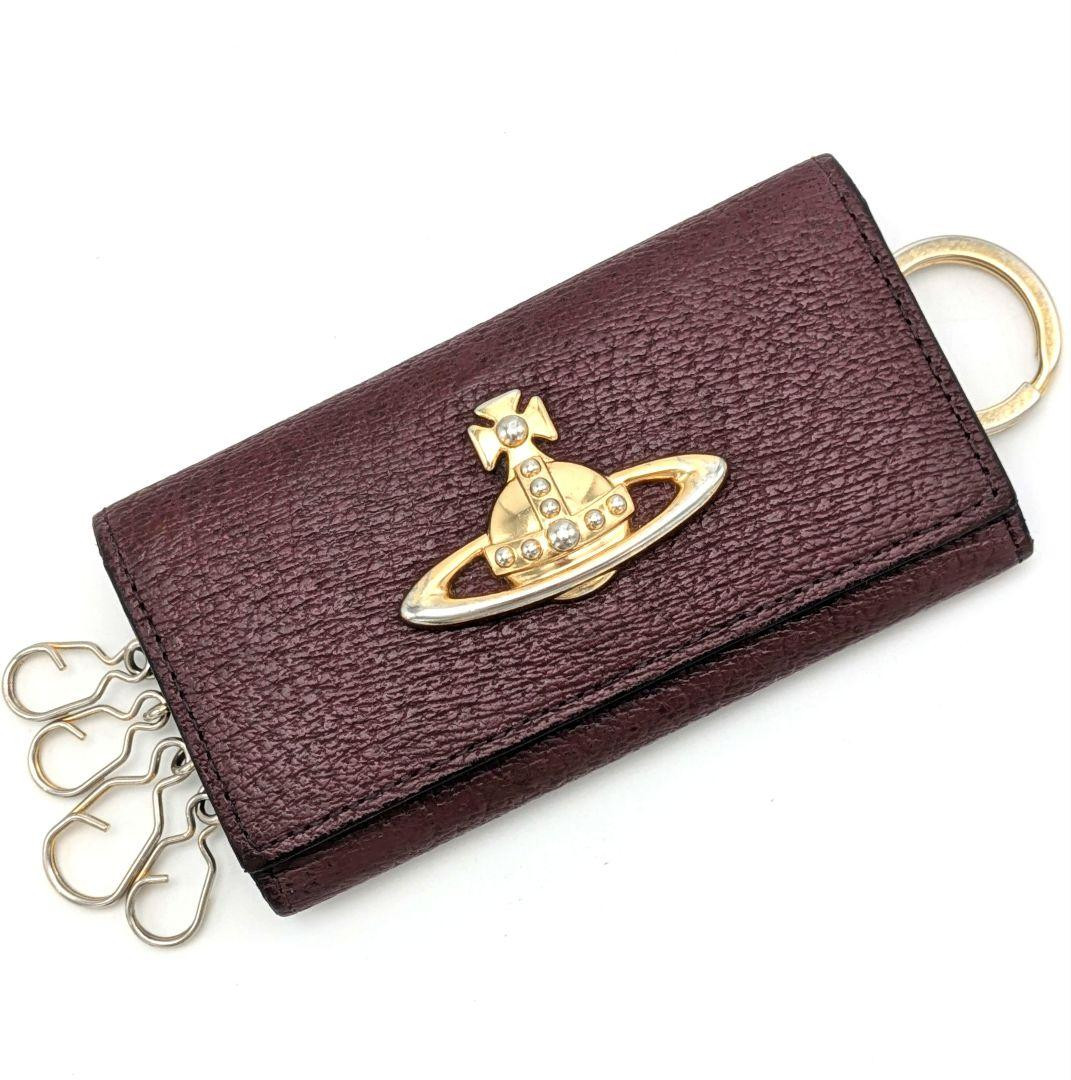 小物 Vivienne Westwood  key case Vivienne Westwood Key holder Key case Orb Black Brown Woman