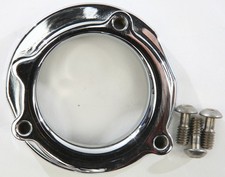 Mikuni HSR-42 Air Box Adapter Kit Chrome