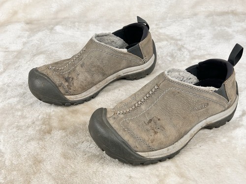 Keen Schuhe Damen 7 Weite Kaci Winter Slipper Grau Freizeit Komfort Flats 1017392 - Bild 2 von 7