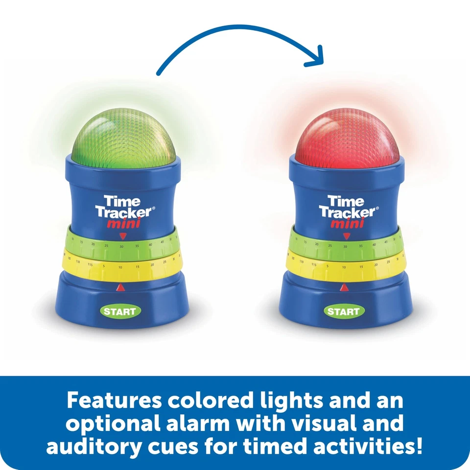 Learning Resources Time Tracker Mini Visual Timer, Classroom Timer, Hand Washing - Image 4 of 4