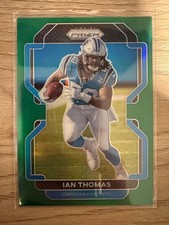 2021 Panini Prizm IAN THOMAS Carolina Panthers Green Prizm Parallel # 313