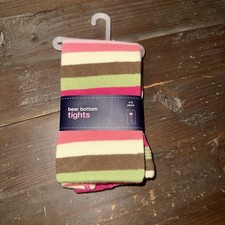 Gap Kids Bear Bottom Tights Stripe Girls Vintage Age 4-5 Years NWT New Rare