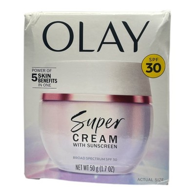 Olay Super Cream With Sunscreen SPF30 (50g/1.7oz) As Seen In Pics
