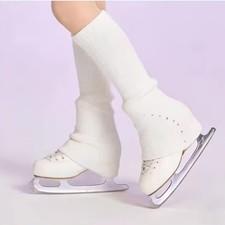 Figure Skating Leg Warmers Knitted Long Leg Warmers for Training Workout Sports