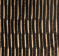 Sheer Fabric 116" X 216" Gold Striped Strands Organza Event Curtains Material