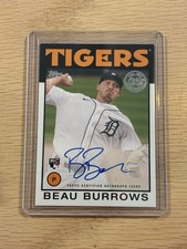 2021 Topps - 1986 Topps Baseball Autographs Beau Burrows #86A-BBU (AU, RC)