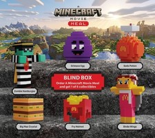 McDonalds Minecraft Adult Happy Meal Complete Set 6 Toys 2025 BRAND NEW SEALED