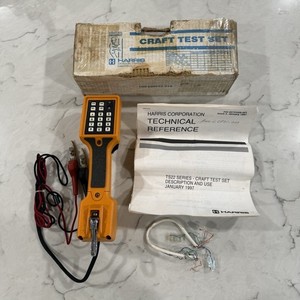 Harris TS22A Craft Test Set 22801-009 Lineman Butt Phone Tested Working