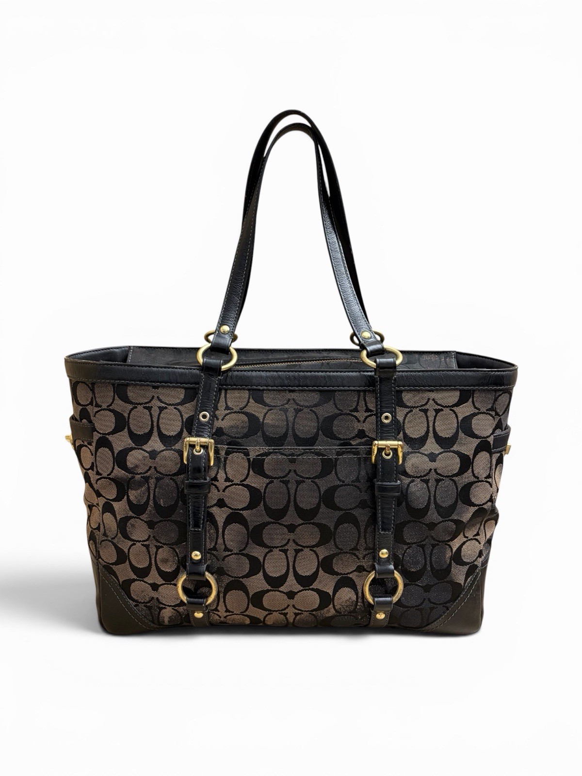 Vintage Coach Gallery Signature Zip Tote Retro 2000s | Retrospect
