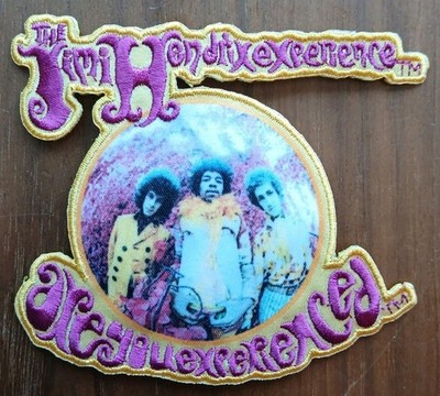 Jimi Hendrix Rock Patch Are You Experienced Album Sublimated Embroidered Iron On