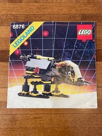 Lego - Blacktron - 6876 - Alienator - 100% Complete - Instructions - Space