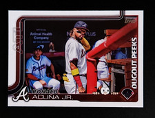 2025 Topps Series 1 Celebration Dugout Peeks Ronald Acuna Jr. SSP 1:641 DP-3