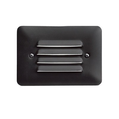 0.86W 1 LED Louvered Mini Step Light - with Utilitarian inspirations - 3.5