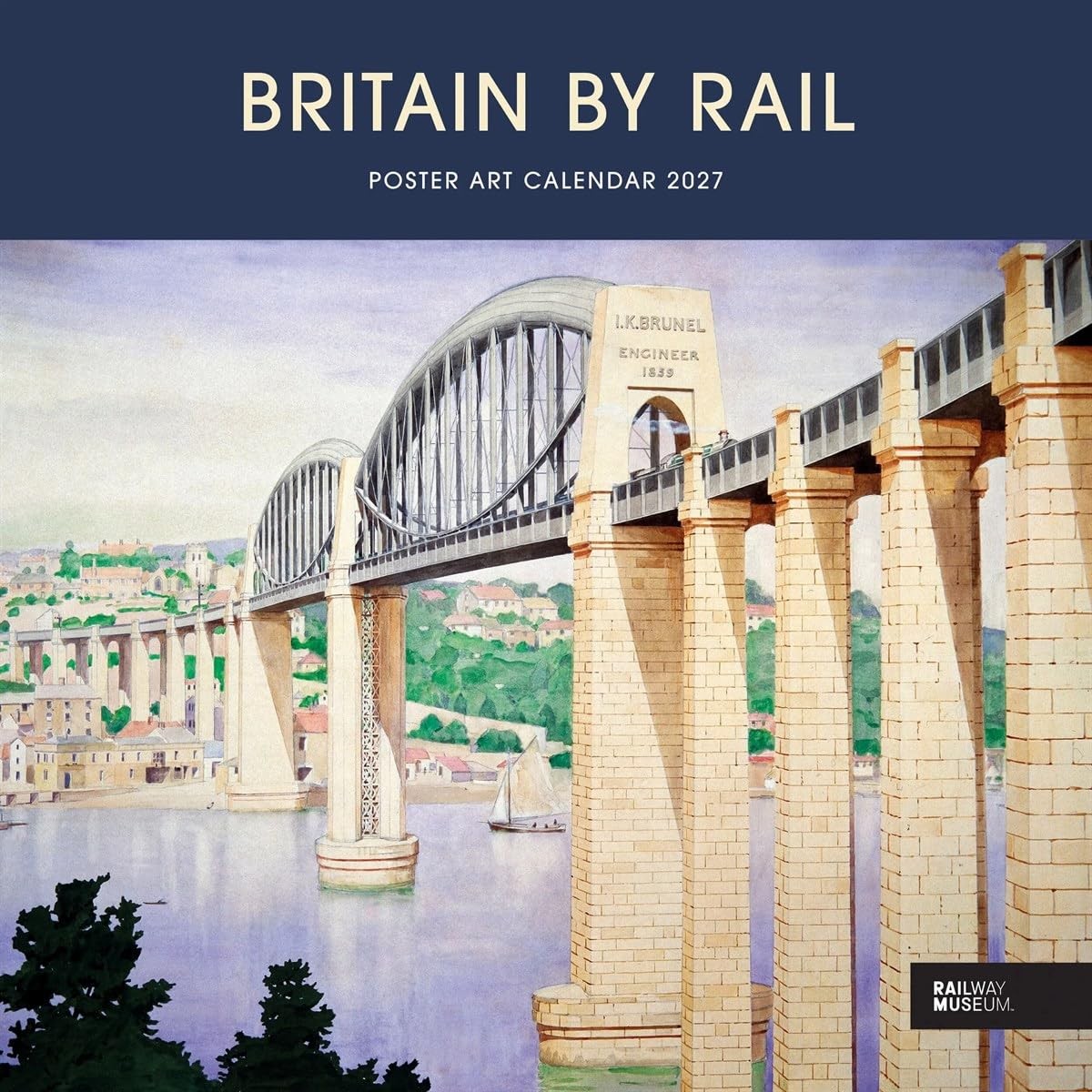 National Railway Museum, Britain By Rail Calendar 2027, Wall Calendars, Gift - Image 2