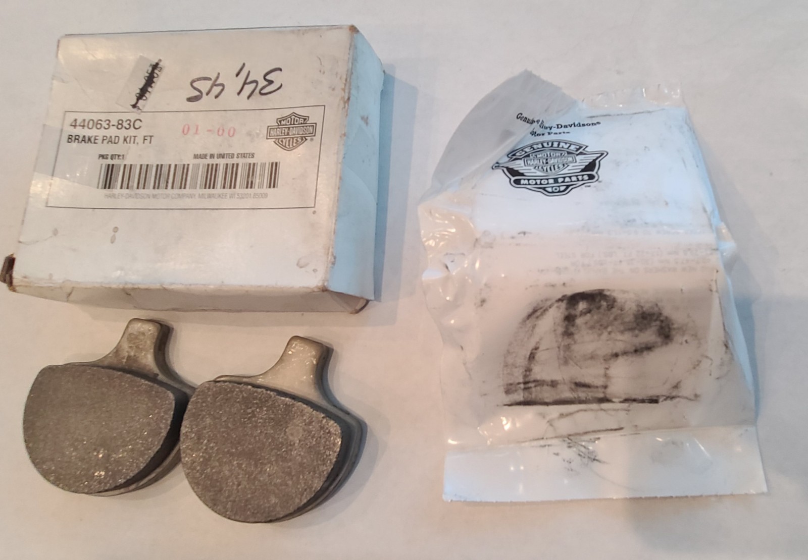 44063-83c Nos 01/00 Usa Oem Brake Pad Kit Front