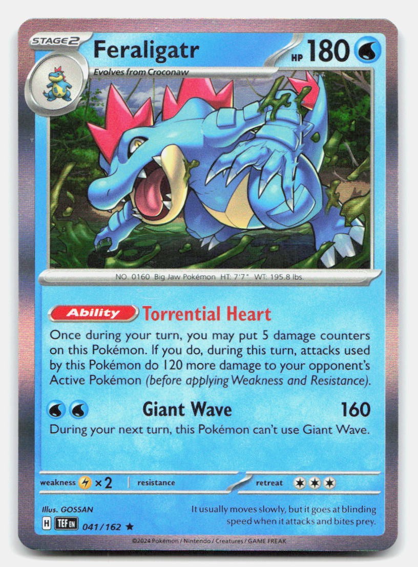 Feraligatr 41/162 Rare Deck Exclusives Pokemon NM