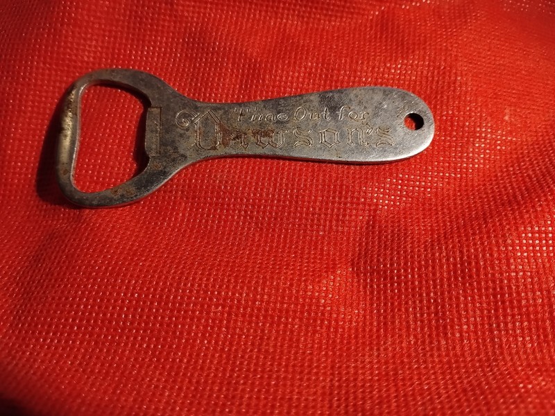 Time Out for Dawson's Beer & Ale, New Bedford Mass 1930's Beer Bottle Opener C