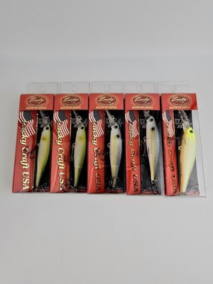 5x Lucky Craft Deep Pointer 65DD SP Suspending Minnow Jerkbaits~3 Awesome Colors