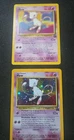 POKEMON PROMO BLACK STAR POKEMON LEAGUE #9 + #8 MEW HOLO And NON Holo SET UG 9.5