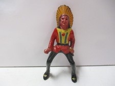 1950's Native American Indian Chief Plastic Figure