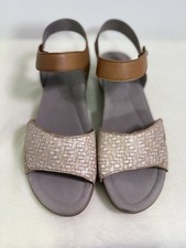 Mephisto Pattie Women's Comfort Sandals Size 40 US 9 Sand Color Worn Once