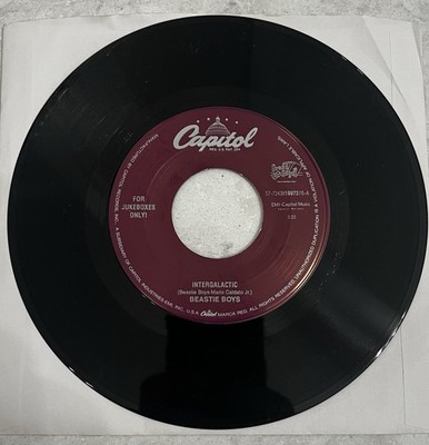 Rap Hip Hop 45 BEASTIE BOYS  Intergalactic  CAPITOL Jukebox Issue Only MINT LOOK