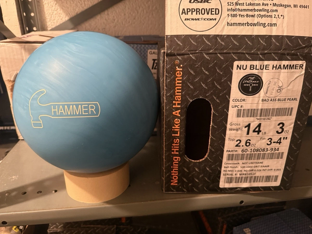 NU Blue HAMMER / HAMMER 14P HAMMER NU Blue Hammer 14lb Bowling