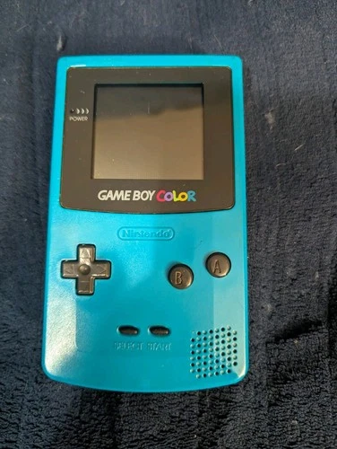 Nintendo Game Boy Color Blue (CGB-001) Handheld System Made in Japan