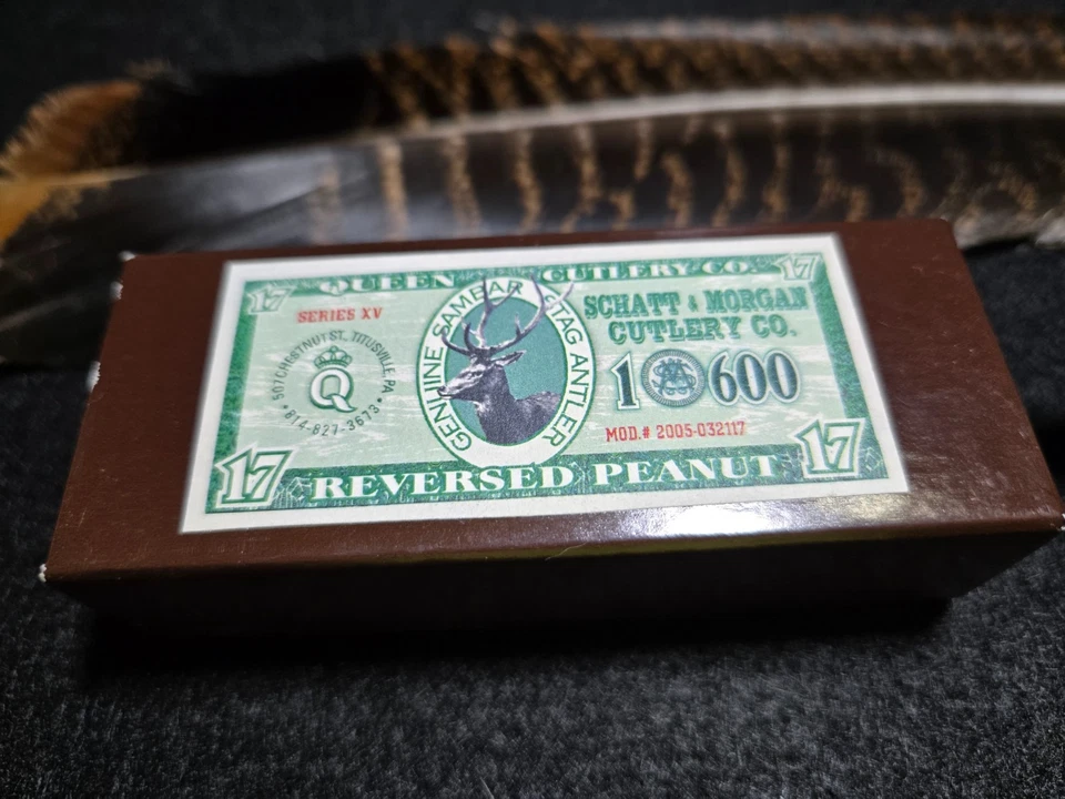 2005 Queen Schatt & Morgan Series XV Reversed Peanut #032117 Knife 1 of 600 - Image 2 of 4