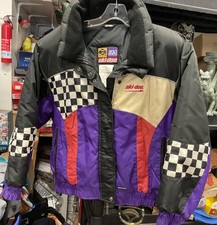 Ski Doo Sno Gear Vintage Jacket Coat Womens Ladies Large 90s Purple Winter VTG