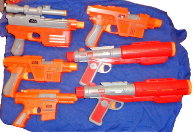 Star Wars Nerf Blaster Lot   GlowStrike Collector Bundle (5 Blasters)