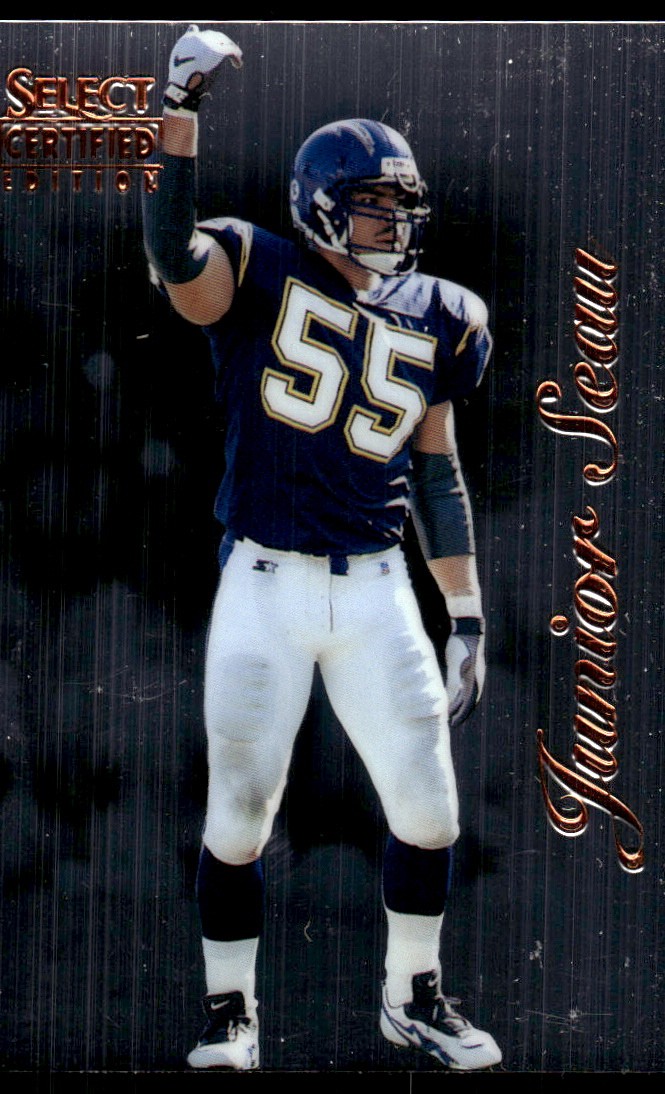 Junior Seau 1996 Select Certified #31 Chargers NFL READ FREE SHIP AutographDen