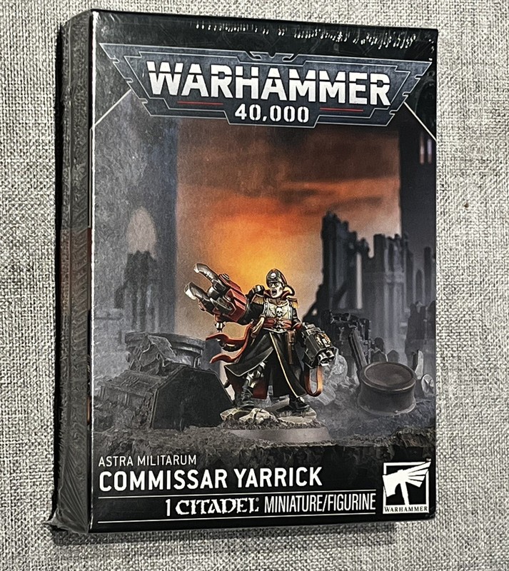 Warhammer 40k Astra Militarum Commissar Yarrick Games Workshop New sealed