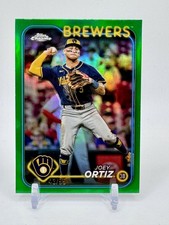 2024 Topps Chrome Update #USC156 Joey Ortiz Green Refractors #/99