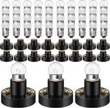 60 Pcs E10 Screw Mini Bulbs Warm 60 Count (Pack of 1), As the Picture Shown 